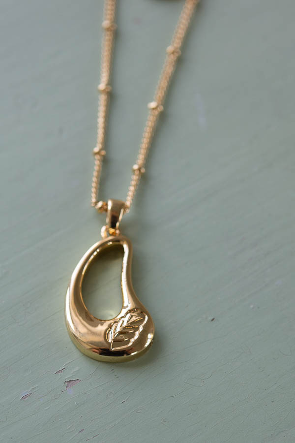 Ioaku - Goddess Seed Necklace Gold - 2