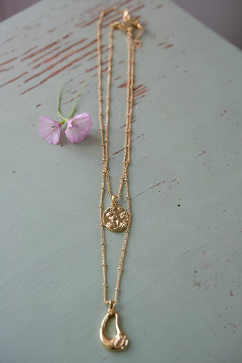 Ioaku - Goddess Seed Necklace Gold