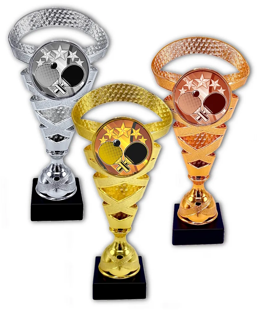 Pokal Biarritz-Bordtennis, inklusive gravyr!