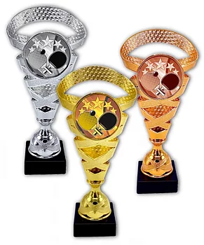 Pokal Biarritz-Bordtennis, inklusive gravyr!