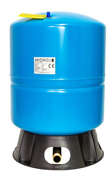 HydroPLUS 58L stående membrantank med tryckrör