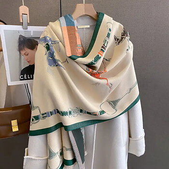 Shawl AWST Intl Showjumpers Beige