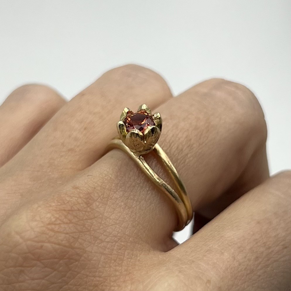 Ring The Last Rose handgjord guld 18 karat  - 6