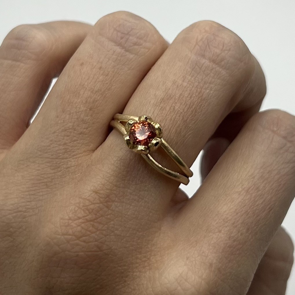 Ring The Last Rose handgjord guld 18 karat  - 7