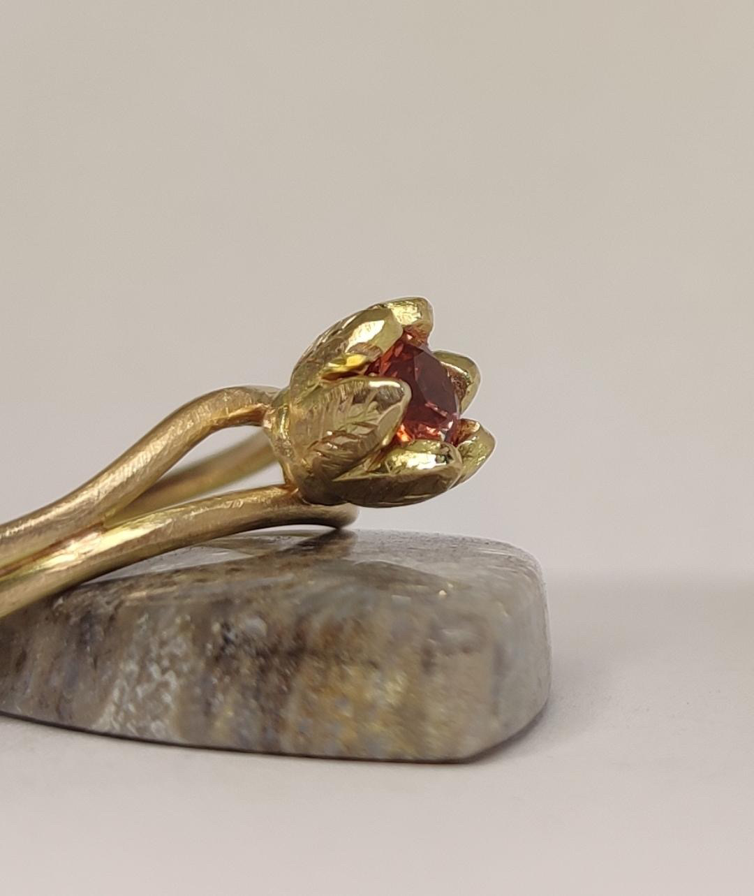 Ring The Last Rose handgjord guld 18 karat 