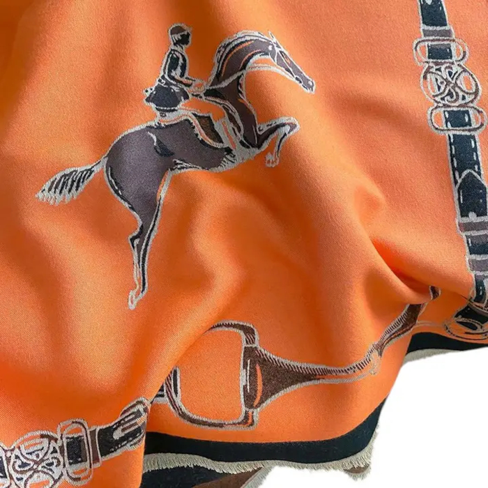 Shawl AWST Intl Showjumpers Orange - 3