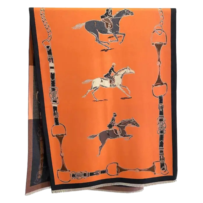 Shawl AWST Intl Showjumpers Orange