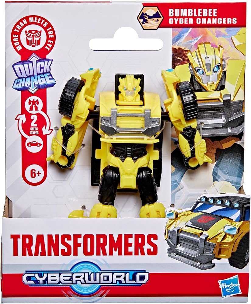 Transformers Cyberworld 4in Figure Cyber Changer Bumblebee
