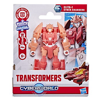 Transformers Cyberworld 4in Figure Cyber Changer elita