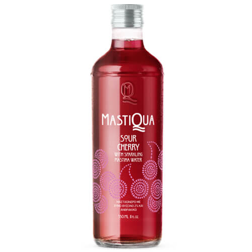 MASTIQUA Carbonated water with sour cherries 330 ml