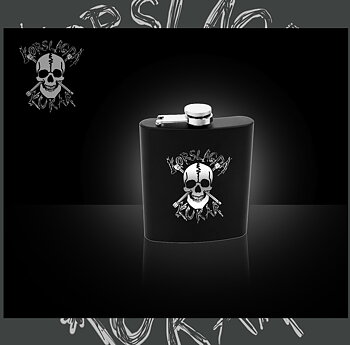 KORSLAGDA KUKAR - Hipflask