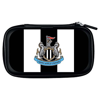 Newcastle United FC Dartcase Black Stripes & Crest