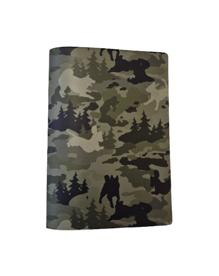Fodral för EU-pass, CAMOFLAGEHUND GRÖN