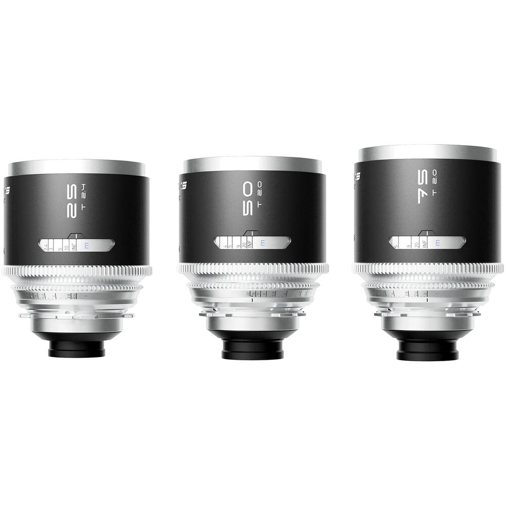 Blazar Mantis (25mm, 50mm, 75mm) T2.0 1.33x Anamorphic 3-Lens Set