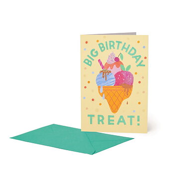 Large Greeting card, Ice Cream (BG0829)
