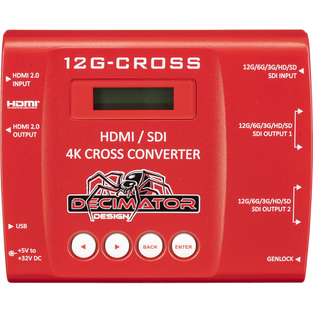 Decimator 12G-CROSS 4K HDMI/SDI Cross Converter - 2