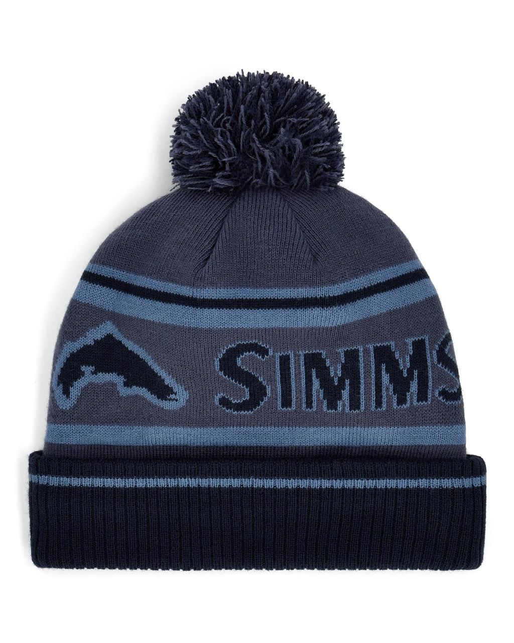 Simms Tip-Up Pom Beanie Huckleberry  - 2