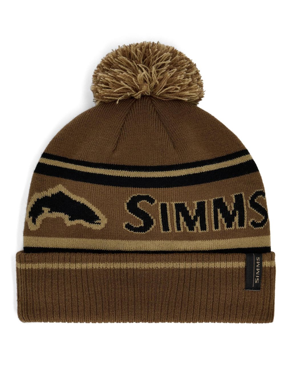 Simms Tip-Up Pom Beanie Jasper