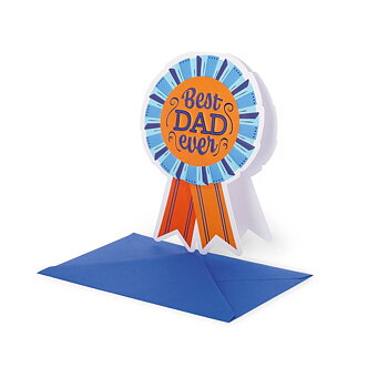 Large Greeting card, Best Dad Ever (BG0848)