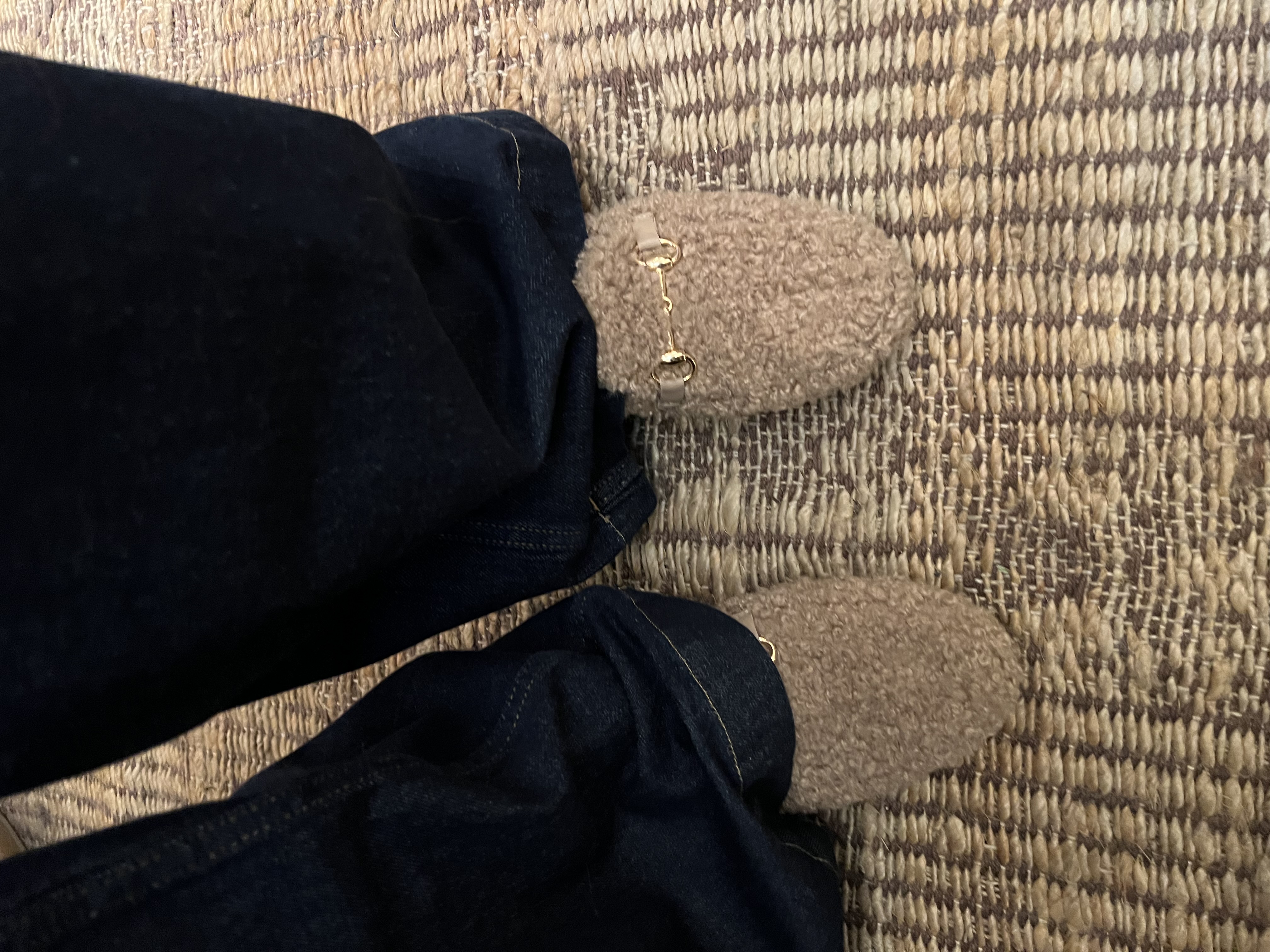 Alberville Wiola Loafers Fluffig Camel Textil