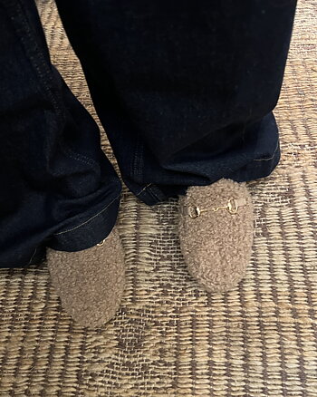 Alberville Wiola Loafers Fluffig Camel Textil