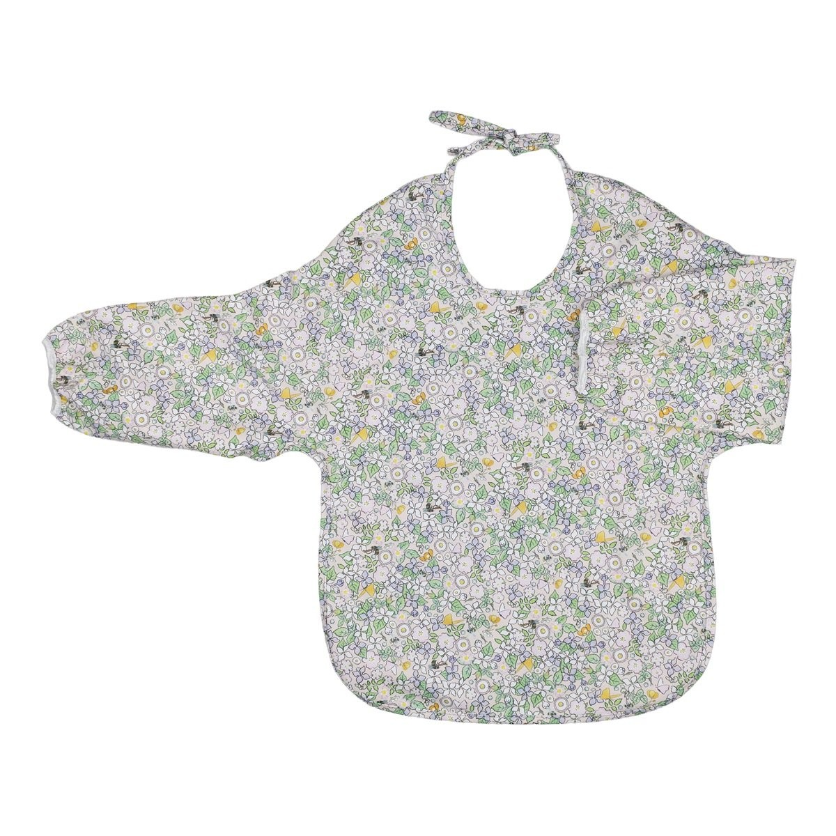 Rätt Start Haklapp Med Lång Ärm -Blomsterfesten