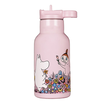 Rätt Start Vattenflaska - Mumin  äng Rosa