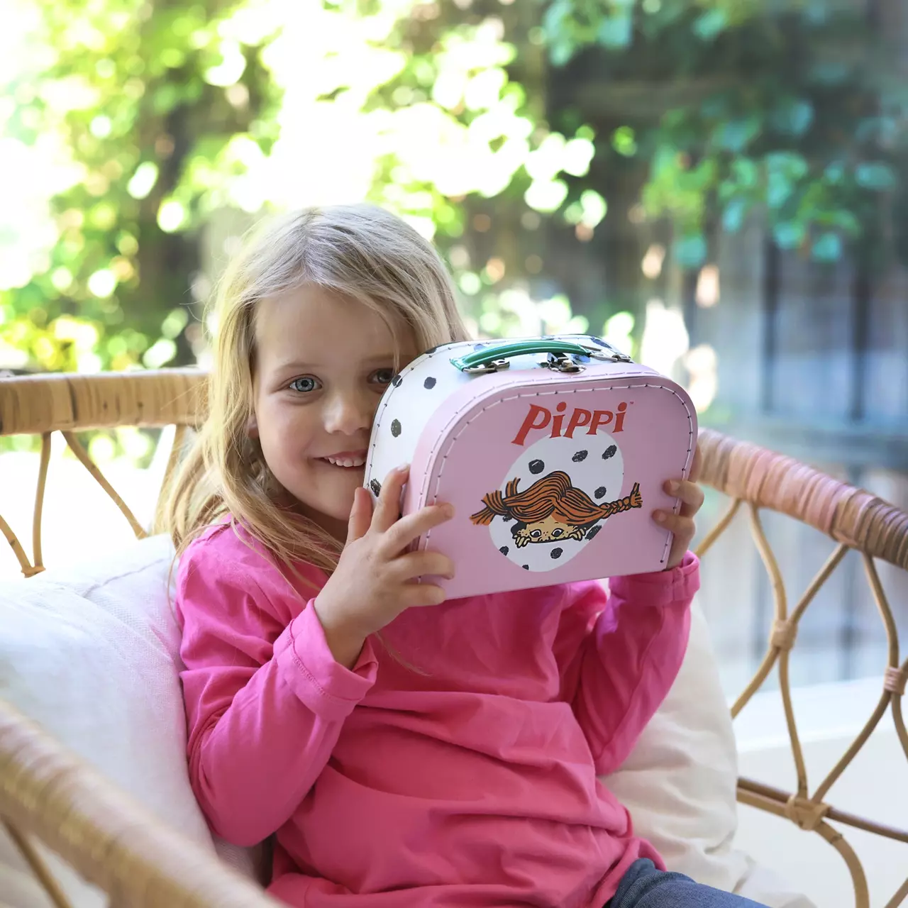 Suitcase Pippi Longstocking 20 cm Pink - 3