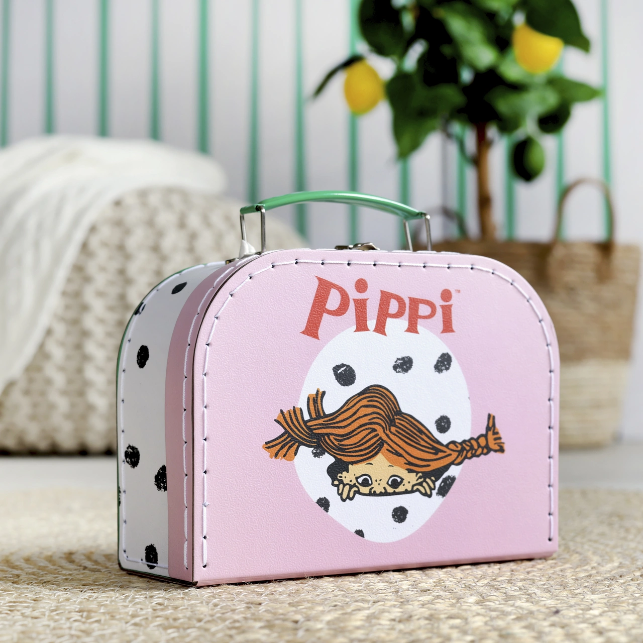 Suitcase Pippi Longstocking 20 cm Pink - 2