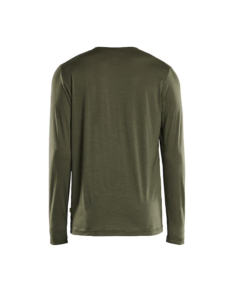 Blåkläder  3538 Långärmad t-shirt i merinoull - 2