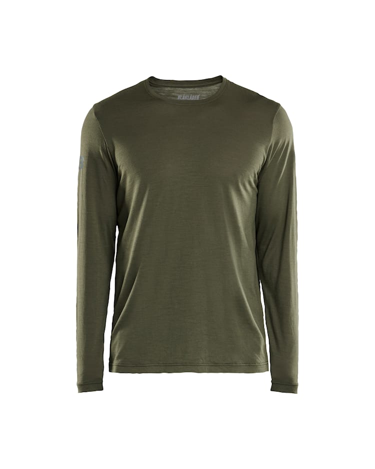 Blåkläder  3538 Långärmad t-shirt i merinoull
