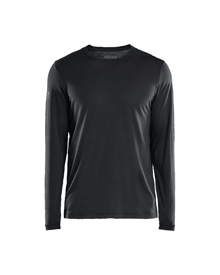 Blåkläder  3538 Långärmad t-shirt i merinoull - 4
