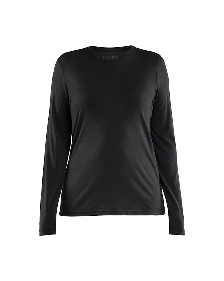 Blåkläder 3539 Långärmad t-shirt i merinoull Dam - 4