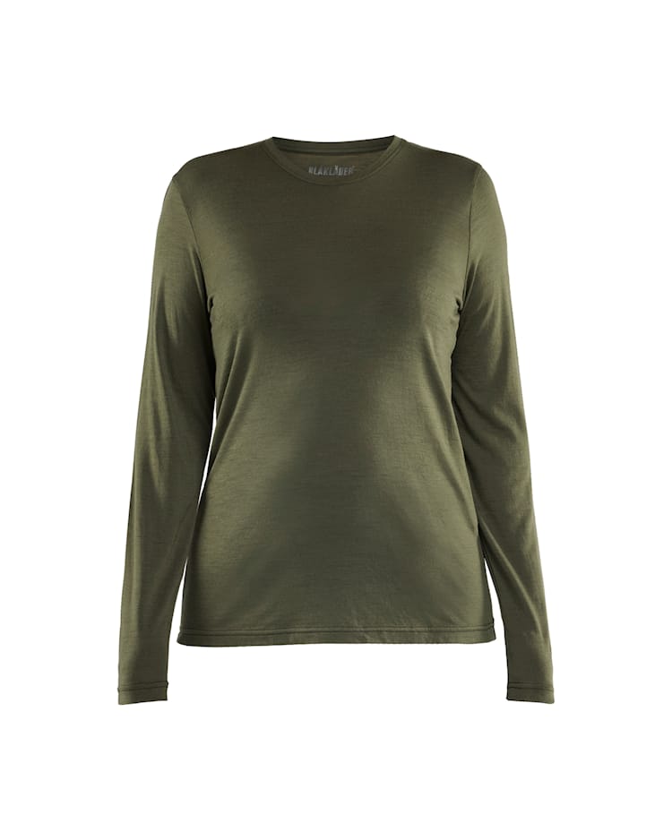 Blåkläder 3539 Långärmad t-shirt i merinoull Dam