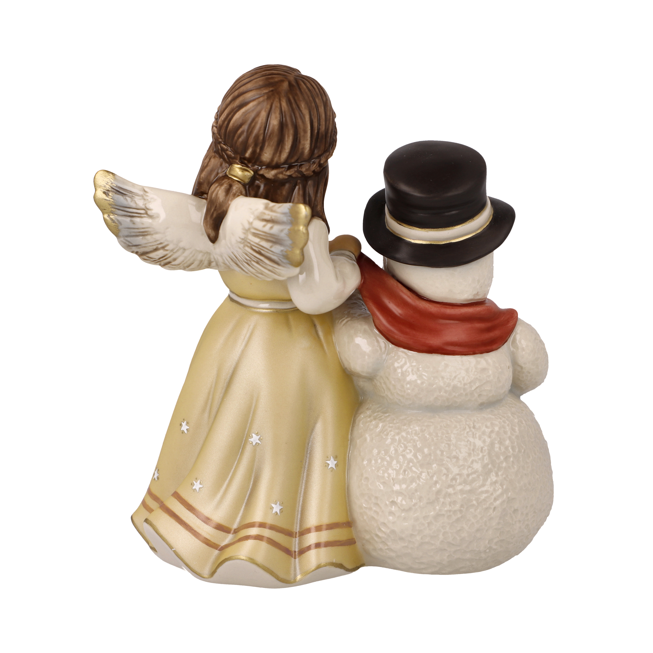 Goebel Ängel + Snögubbe - Cozy Winter Night - 3