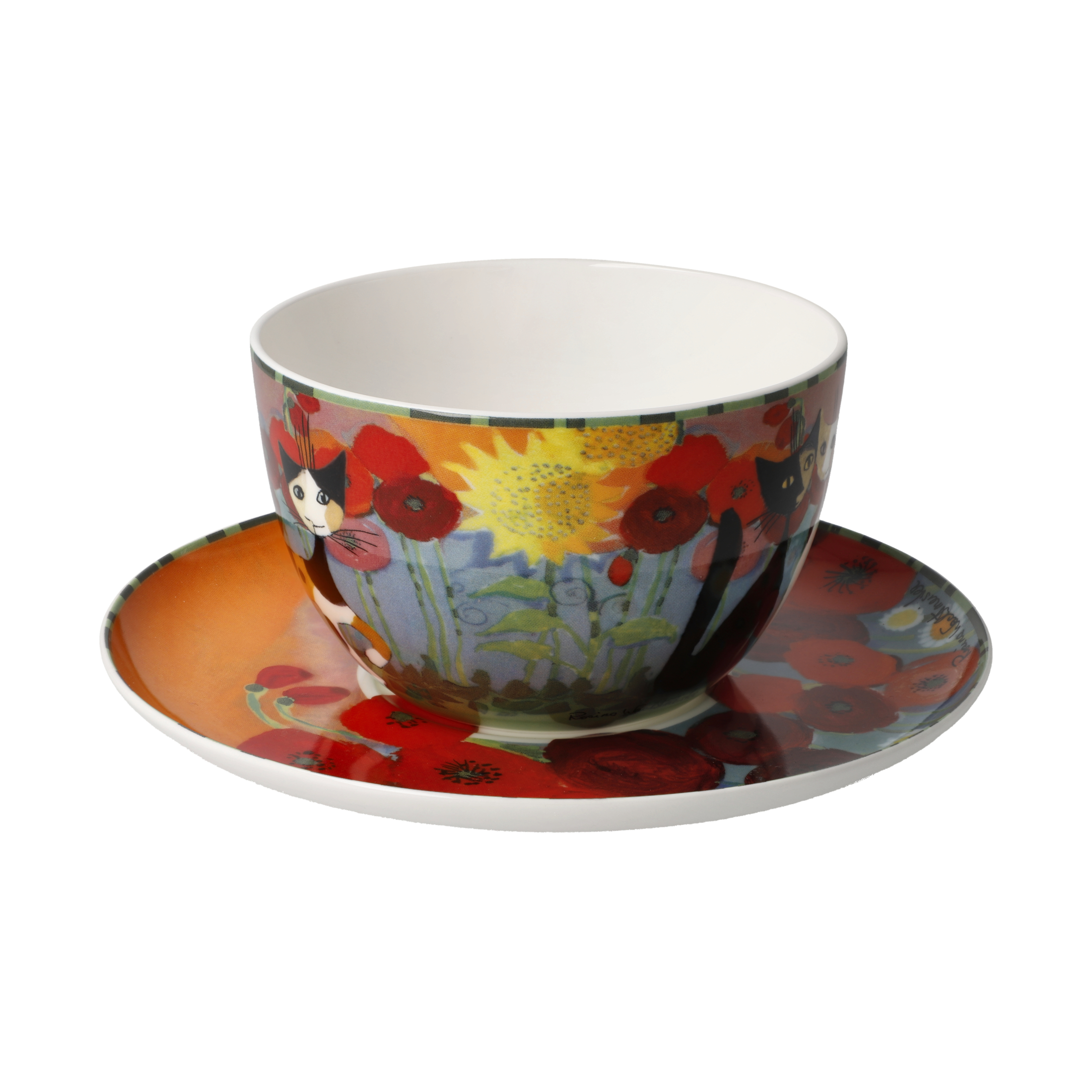 Goebel - Rosina Wachtmeister - Kaffekopp + Fat " Lestate in giardino" - 5