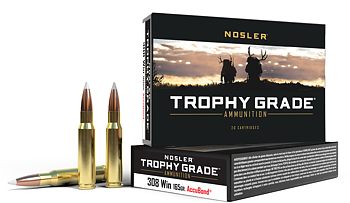 Nosler 308 Win 165gr AccuBond Trophy Grade Ammunition