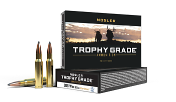 Nosler 308 Win 165gr Partition Trophy Grade Ammunition - RMEF