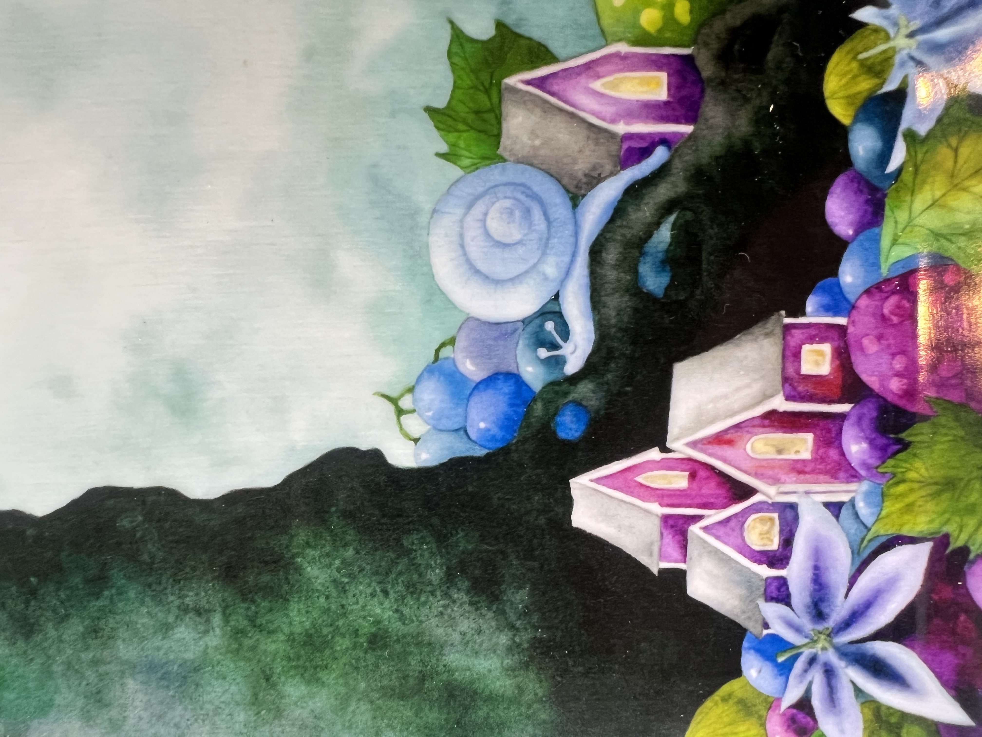 Harmony  - wodden tray - 2
