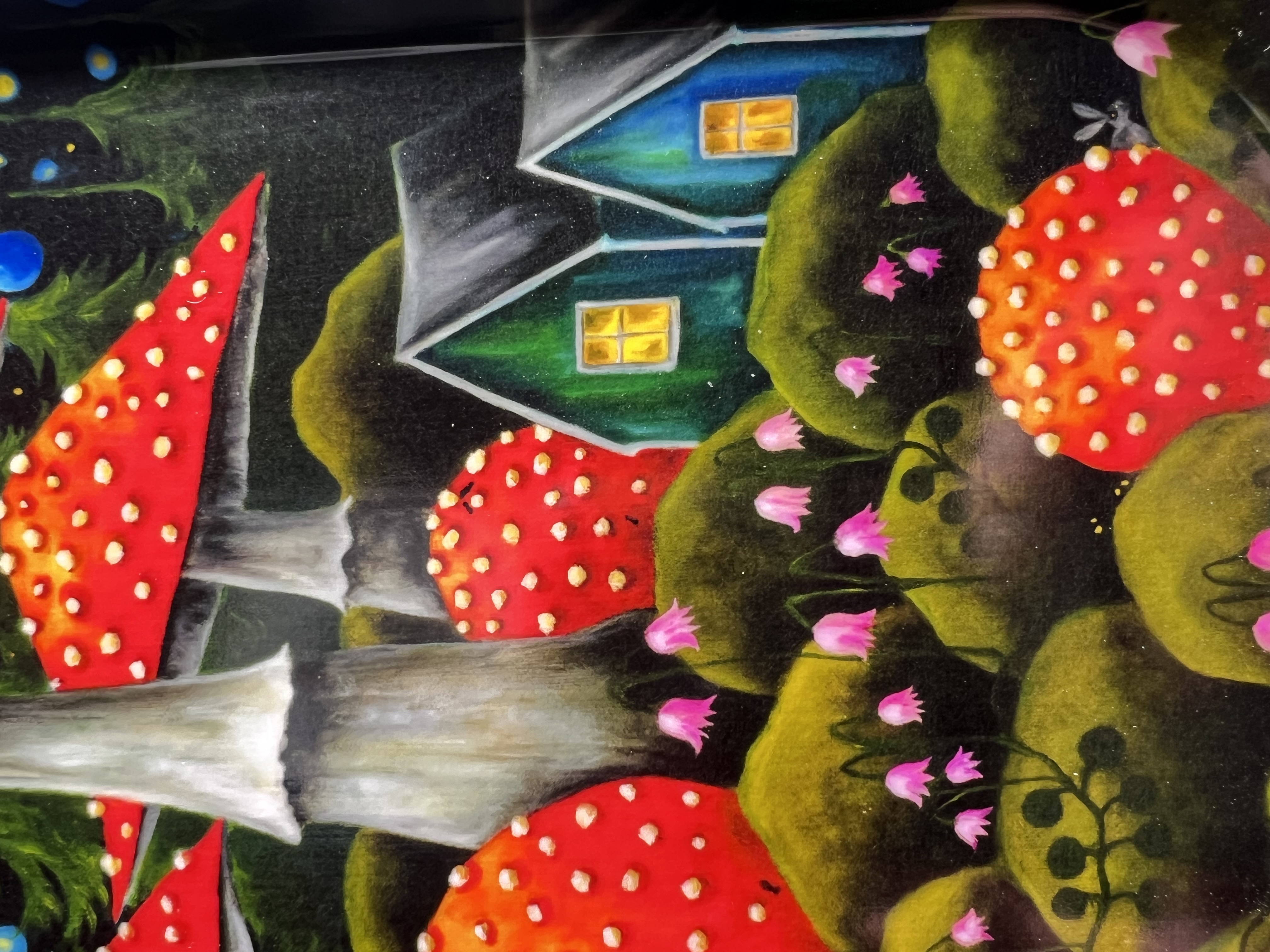 Deep in the forest  - wodden tray - 3