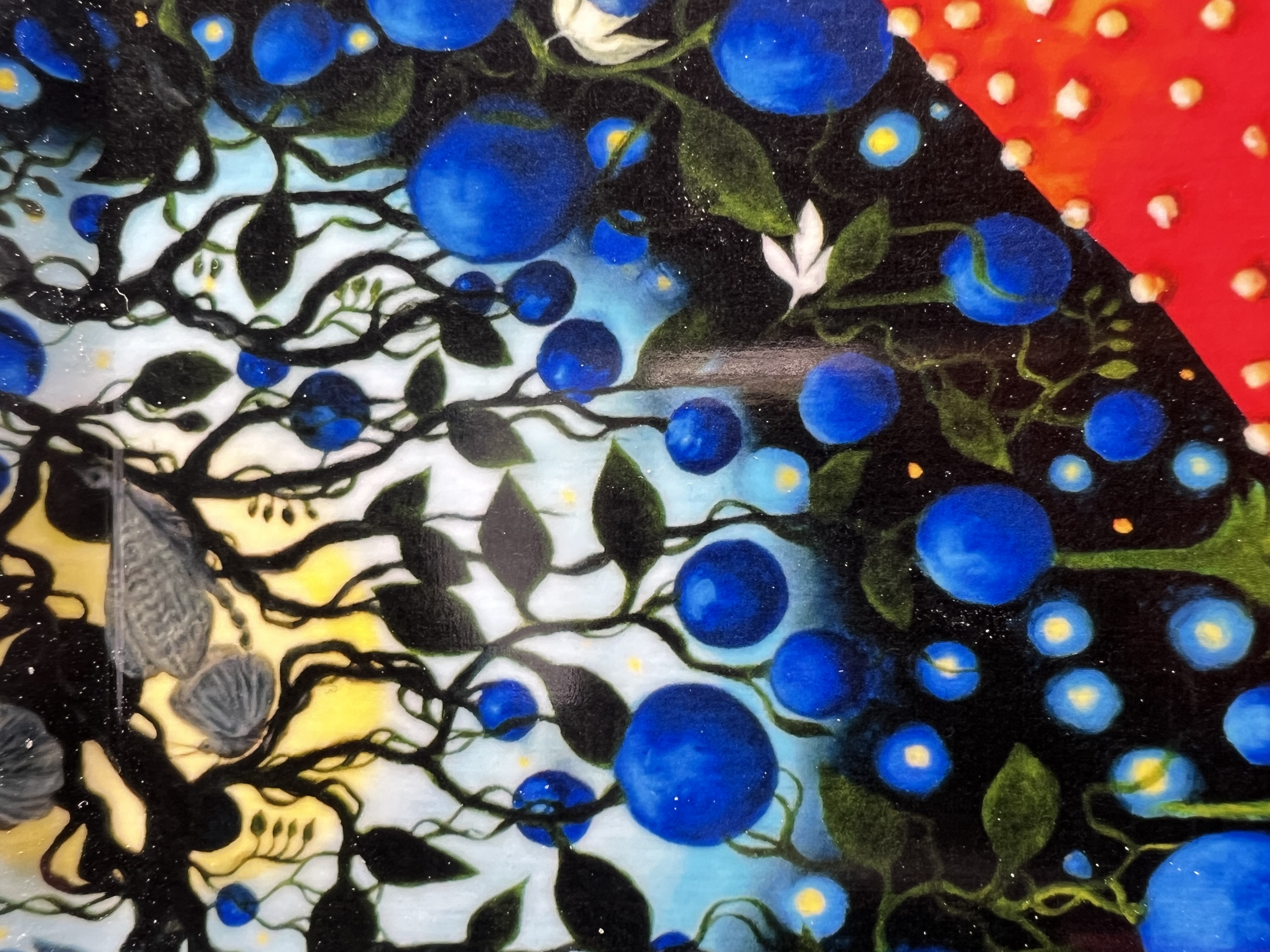 Deep in the forest  - wodden tray - 2