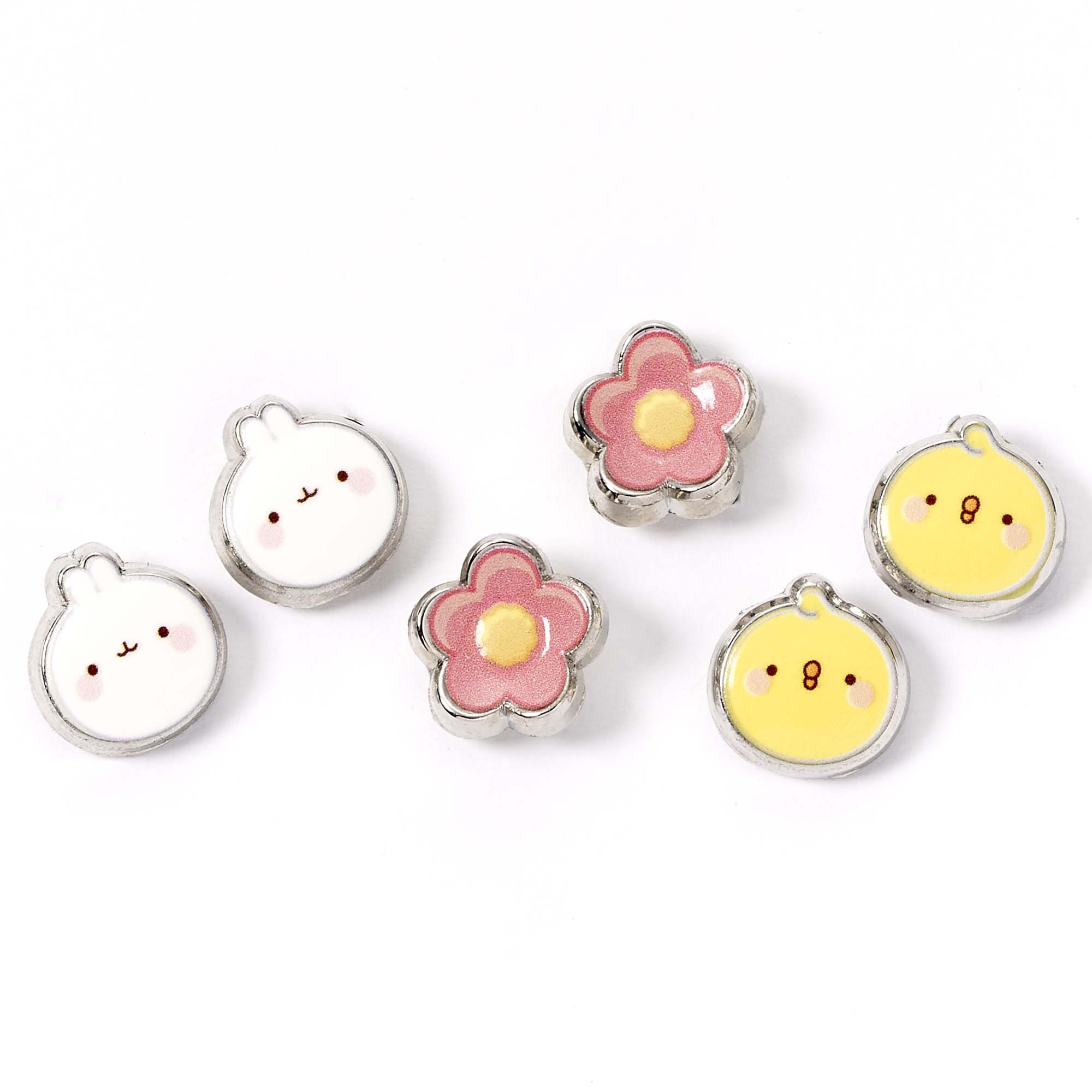 Molang och Piu Piu Örhängen - Set med 3 st Örhängen - 2