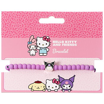 Kuromi Lila Pärlarmband med Kuromi Berlock
