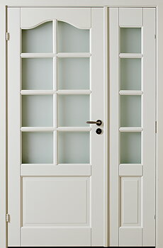 Pardörr ODEN 3 Valv Vit SP8/SP4 bred+smal