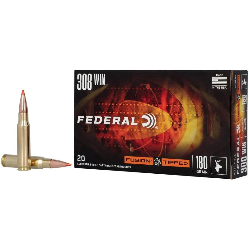 Federal Fusion Tipped Ammo .308 Win 180gr - 2
