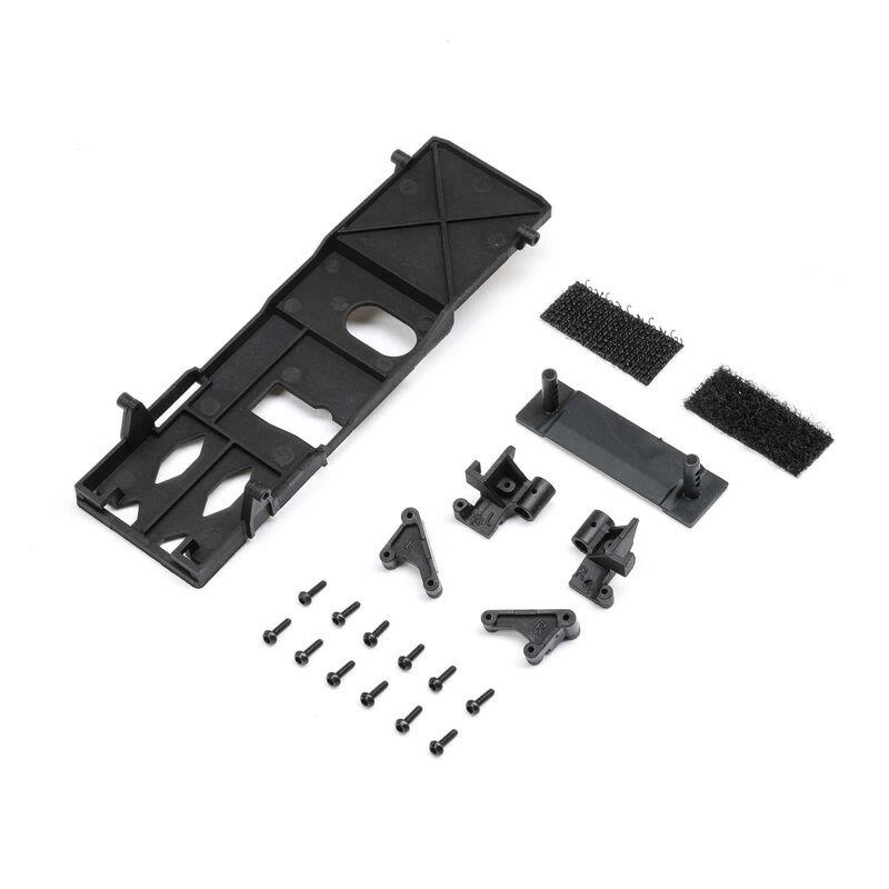 AXIAL Shock/Body Mount, Battery Tray: SCX24 Lexus GX 470