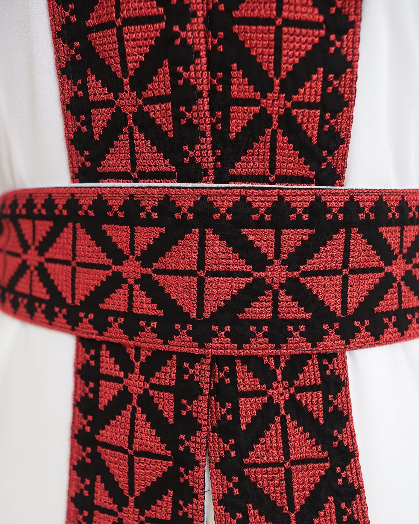 Traditional Abaya - Palestinian Thobe - White - 4