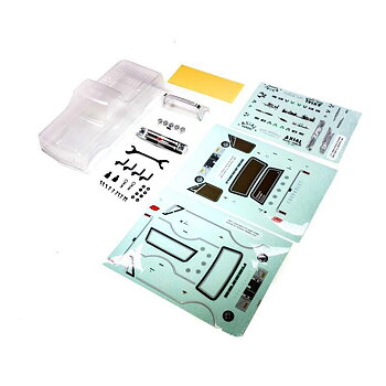 AXIAL Clear Body, Precut: SCX24 Chevy C10