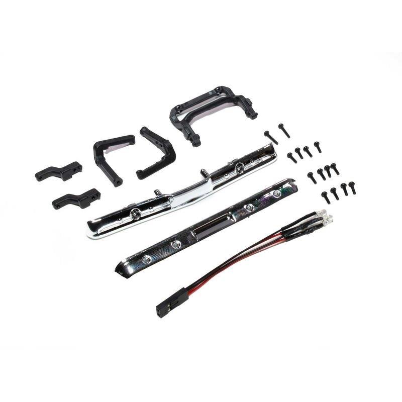 AXIAL Bumper Set with LED: SCX24 Chevy C10