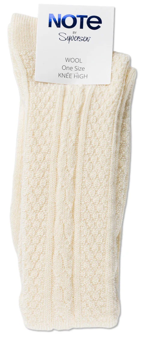 Syversen Note knästrumpor i ull Dam